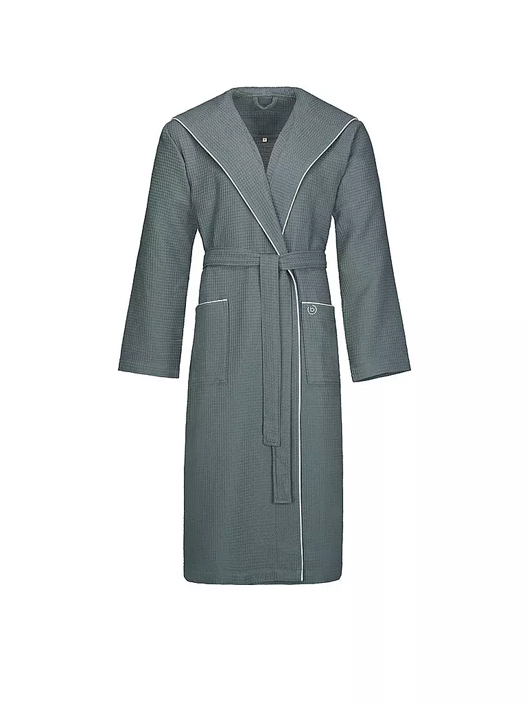 BUGATTI | Herren Bademantel TIZIAN Flanell | grau