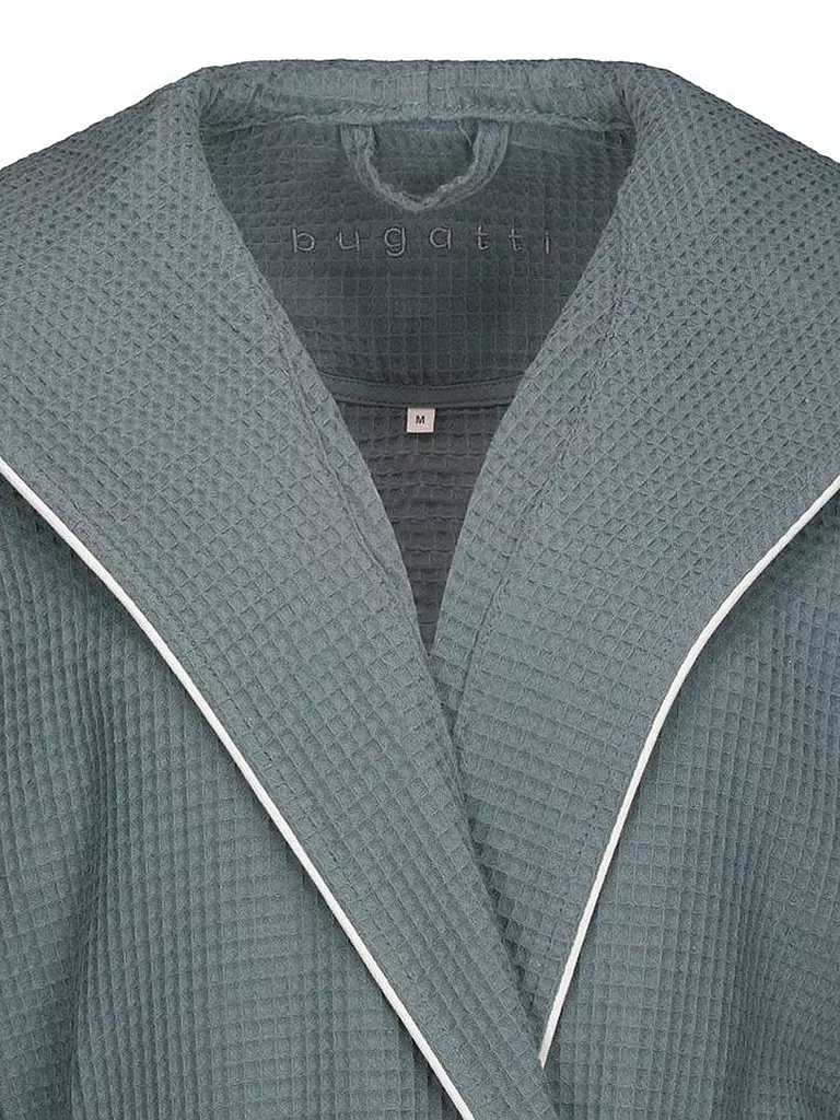 BUGATTI | Herren Bademantel TIZIAN Flanell | grau