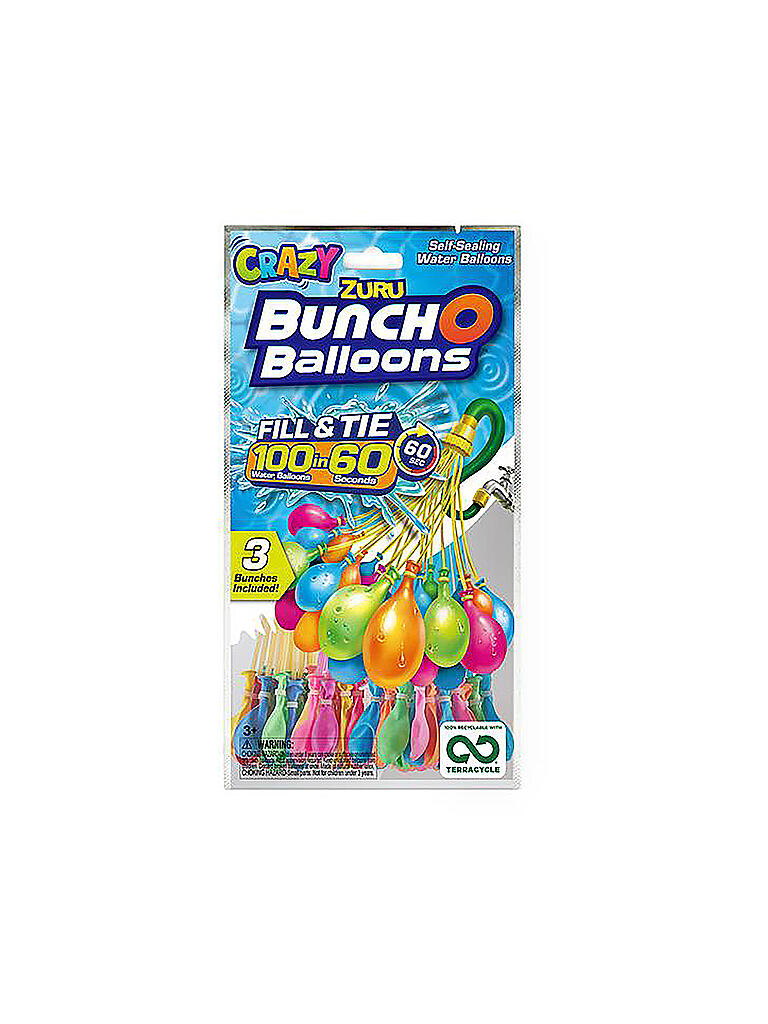 BUNCH O BALLOONS | Wasserbomben 3er Set | keine Farbe