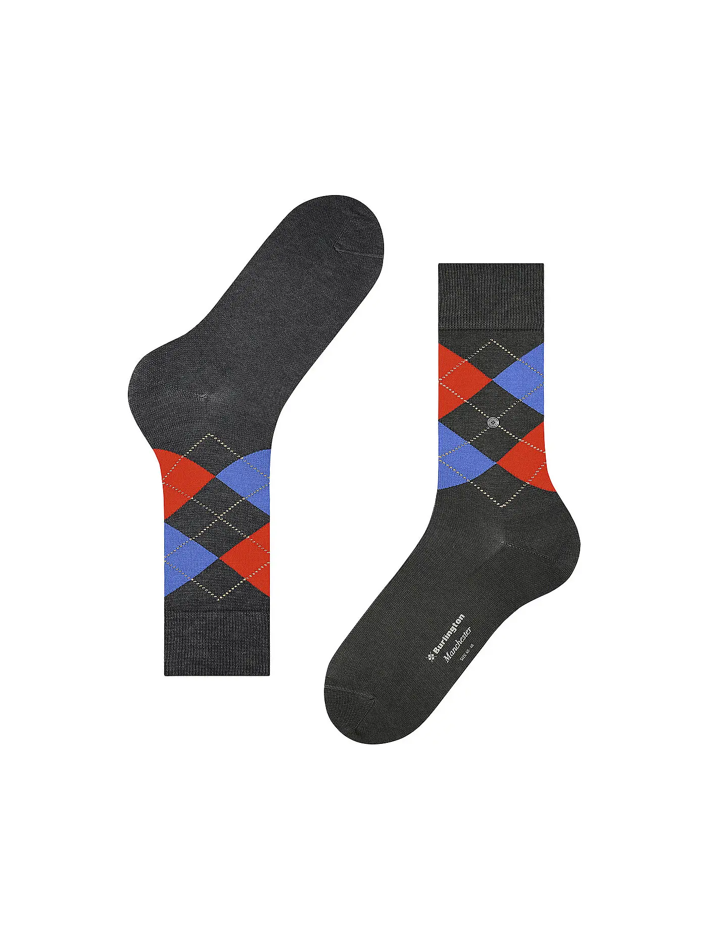BURLINGTON |  Herren Socken MANCHESTER dark rock  | grau