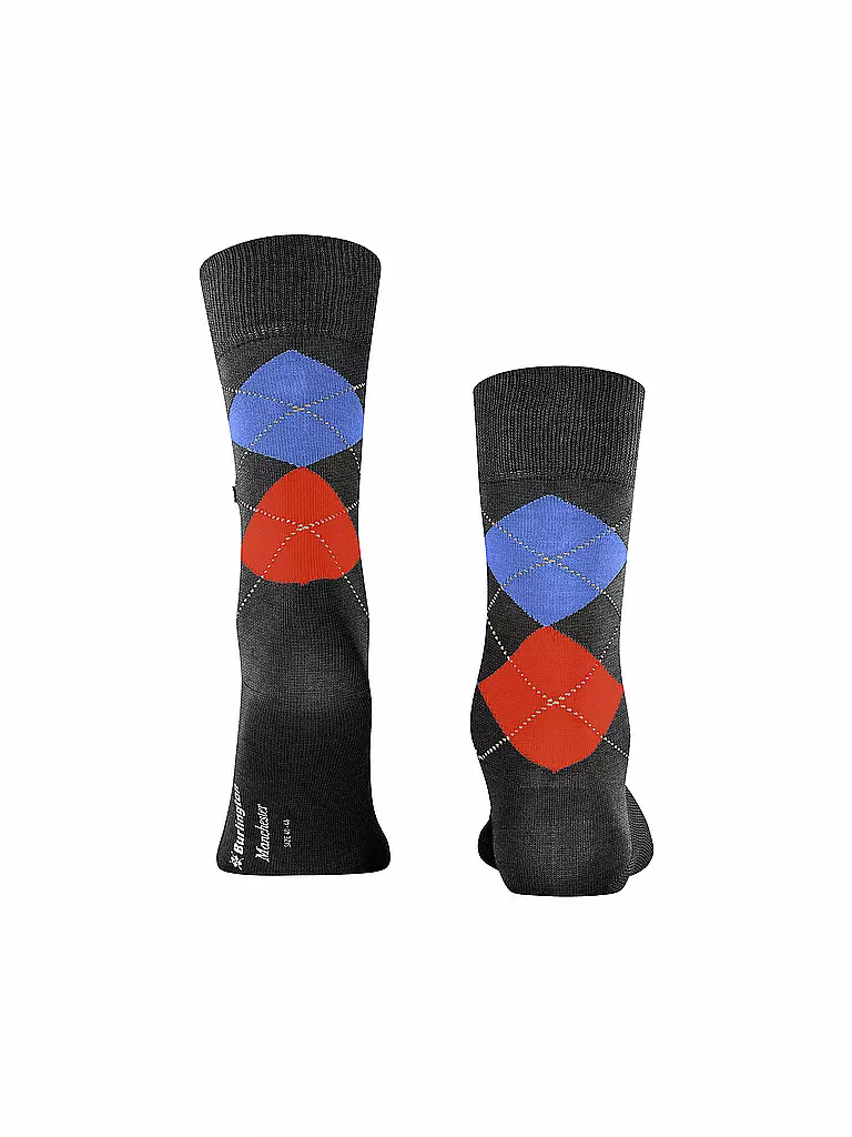 BURLINGTON |  Herren Socken MANCHESTER dark rock | hellgrau