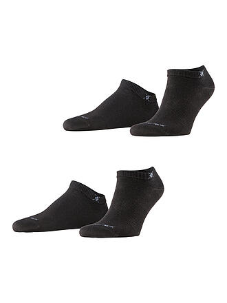 BURLINGTON | Herren Sneaker Socken EVERYDAY 2-er Pkg. 40-46 black