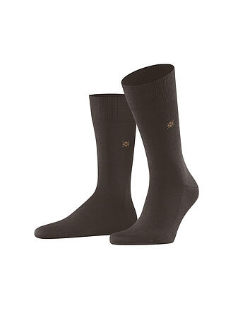BURLINGTON | Herren Socken LEEDS 40-46 dark brown