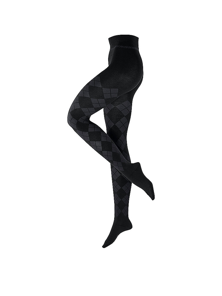 Strickstrumpfhose ELEGANT ESSENCE black schwarz 38-40 damen