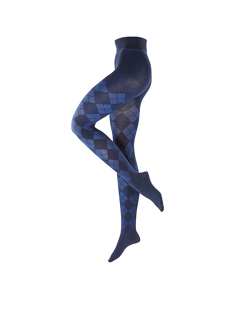 BURLINGTON Strickstrumpfhose ELEGANT ESSENCE marine dunkelblau | 36-38