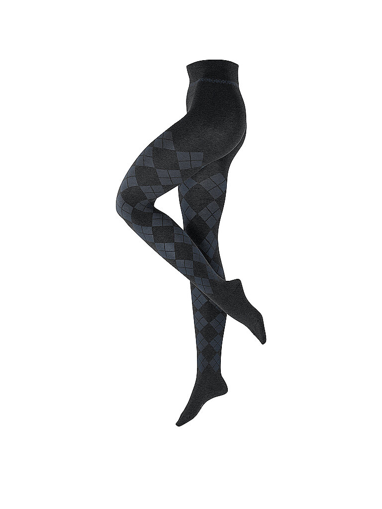 BURLINGTON Strickstrumpfhose ELEGANT ESSENCE anthra. mel grau | 36-38