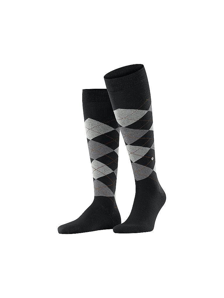 BURLINGTON Herren Kniestrümpfe EDINBURGH 40-46 black schwarz