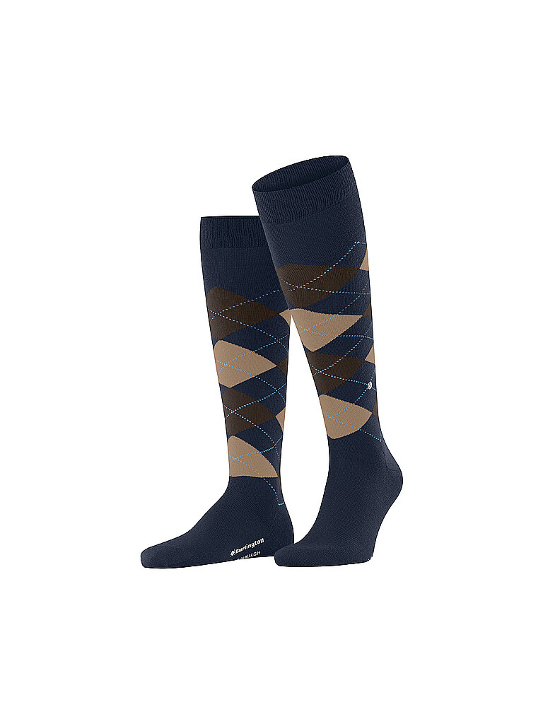 BURLINGTON Herren Kniestrümpfe EDINBURGH 40-46 marine dunkelblau