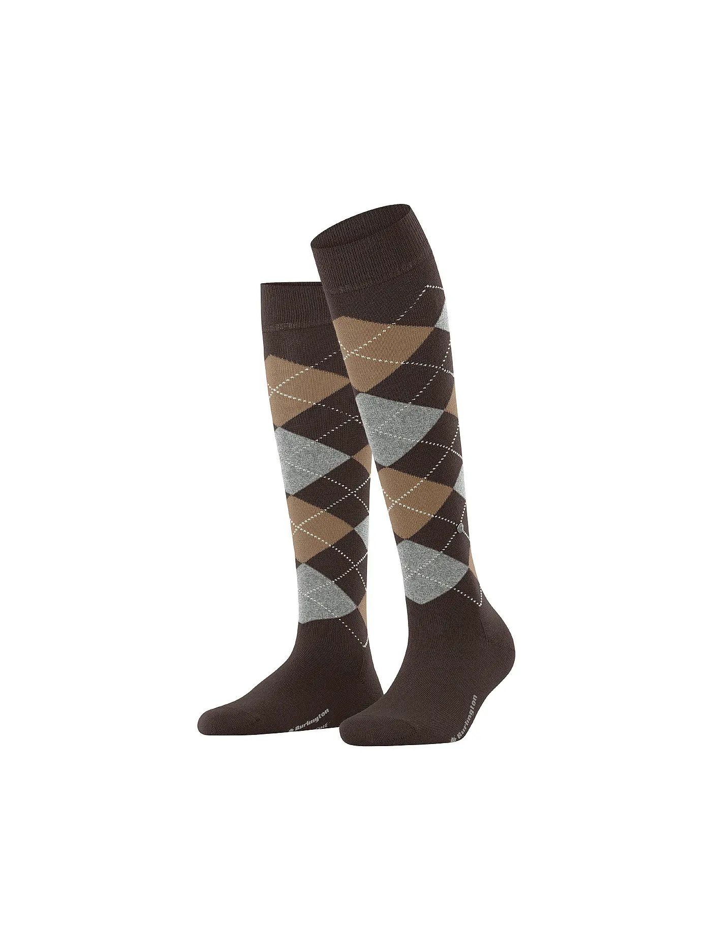 BURLINGTON | Damen Kniestrümpfe MARYLEBONE dark brown | braun