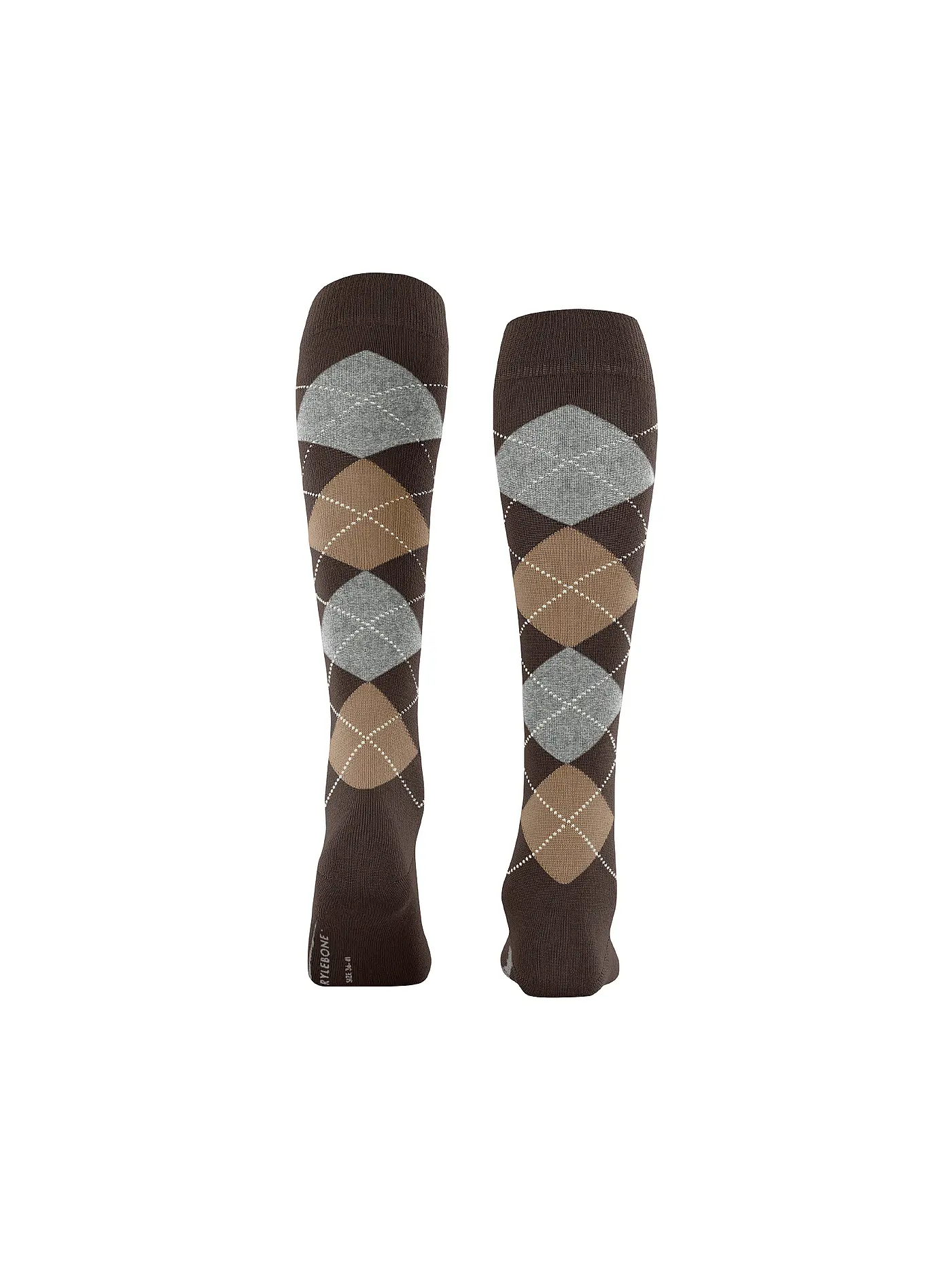 BURLINGTON | Damen Kniestrümpfe MARYLEBONE dark brown | braun