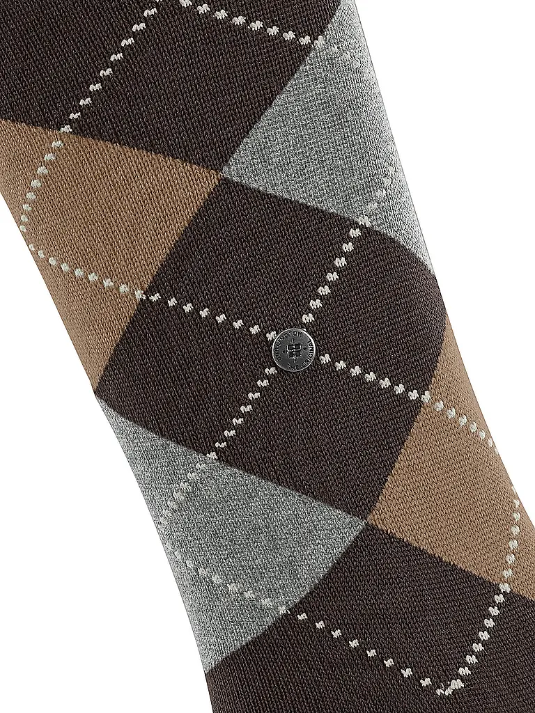 BURLINGTON | Damen Kniestrümpfe MARYLEBONE dark brown | 