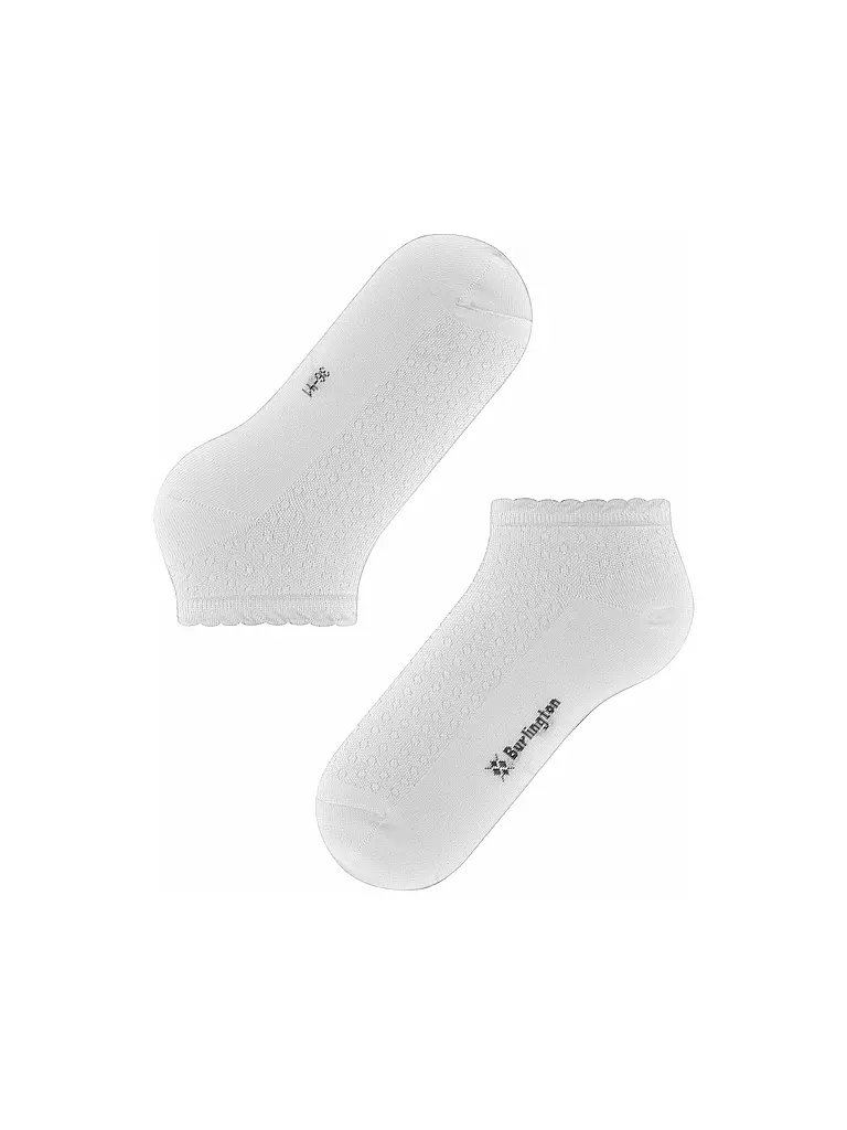 BURLINGTON | Damen Sneaker Socken MONTROSE 36-41 white | weiss