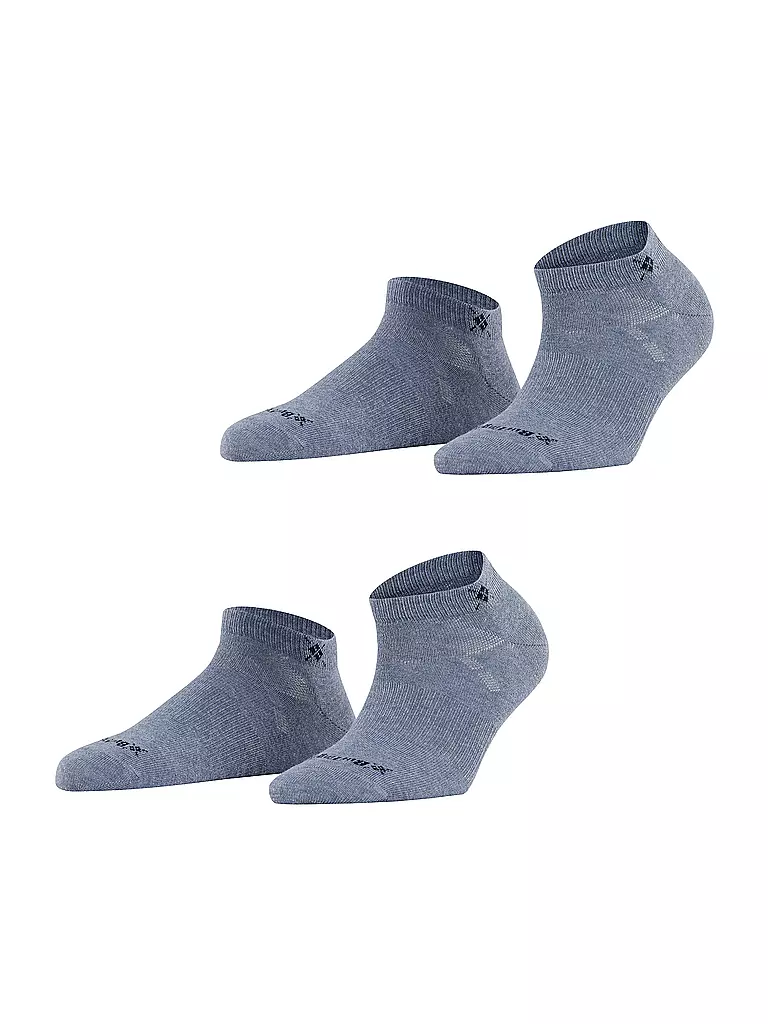 BURLINGTON | Damen Sneaker-Socken 2er Pkg. EVERYDAY 36-41 light jeans | blau