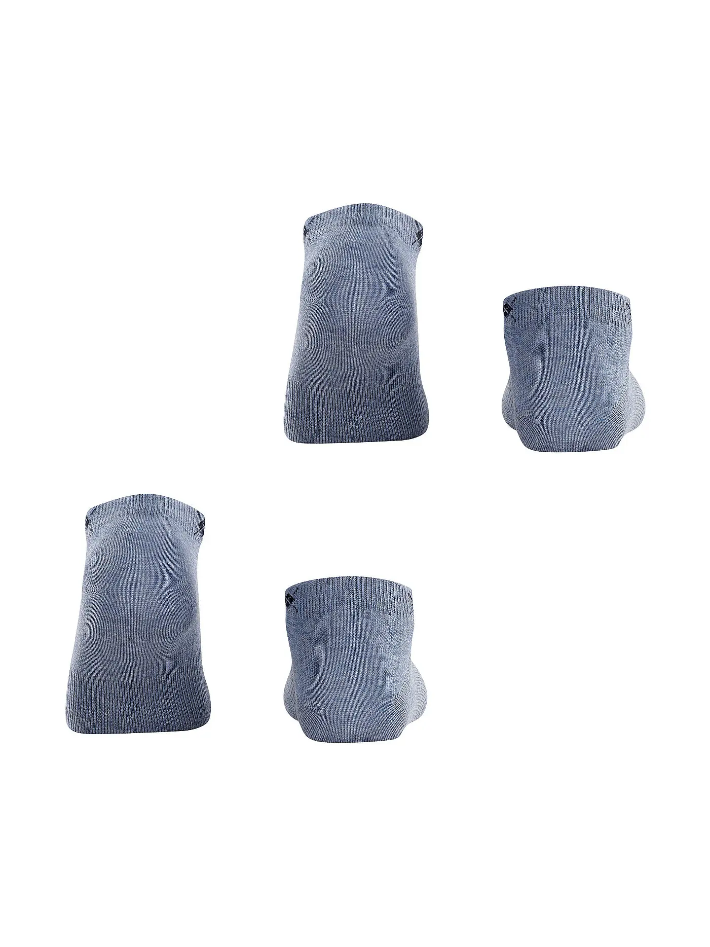 BURLINGTON | Damen Sneaker-Socken 2er Pkg. EVERYDAY 36-41 light jeans | blau