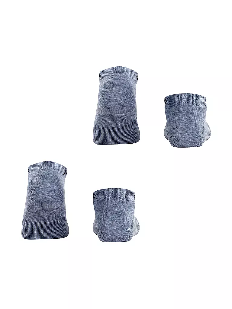 BURLINGTON | Damen Sneaker-Socken 2er Pkg. EVERYDAY 36-41 light jeans | grün