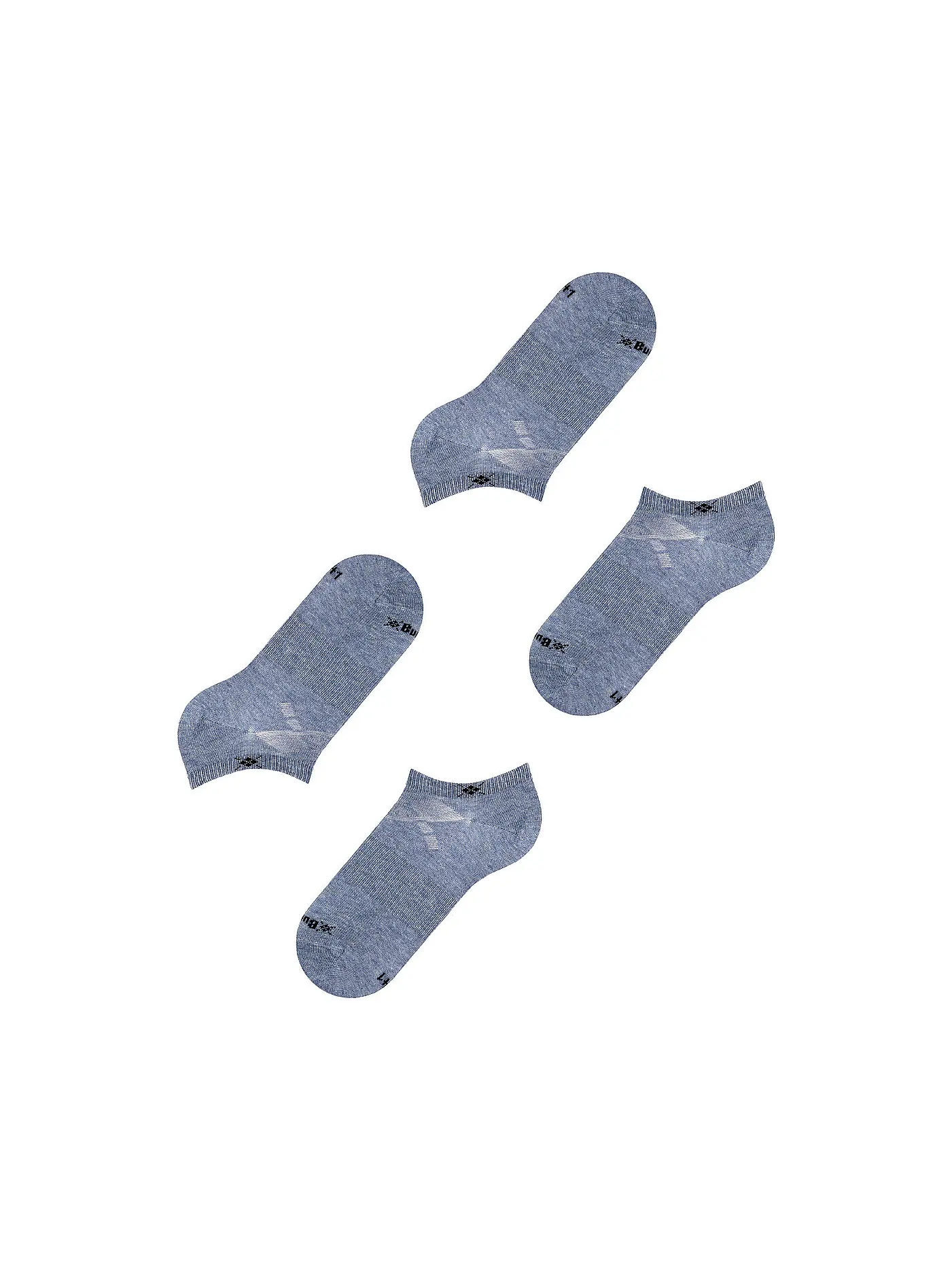 BURLINGTON | Damen Sneaker-Socken 2er Pkg. EVERYDAY 36-41 light jeans | blau