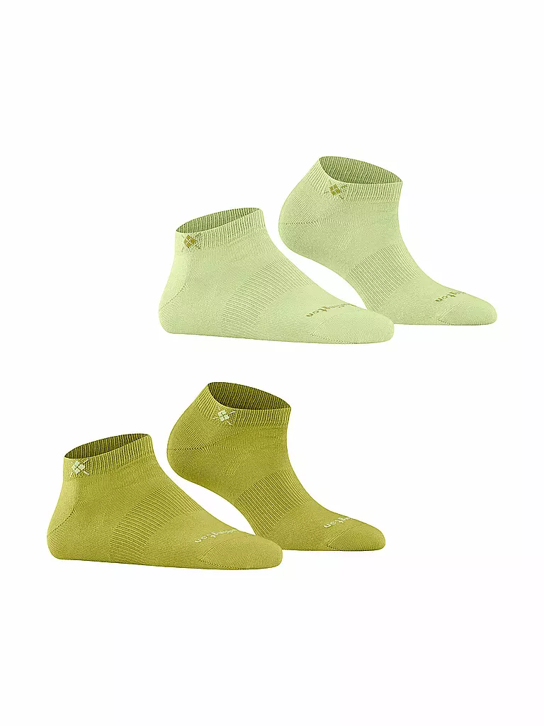 BURLINGTON | Damen Sneaker-Socken 2er Pkg. EVERYDAY 36-41 zoisite | grün