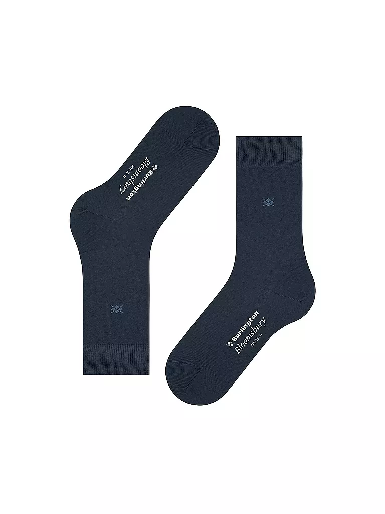 BURLINGTON | Damen Socken BLOOMSBURY 36-41 marine | hellgrau