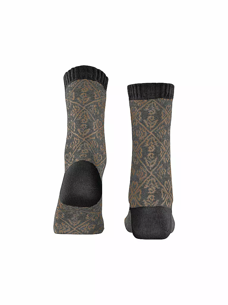 BURLINGTON | Damen Socken COTTAGE KNIT 36-41 carbon melange | grau