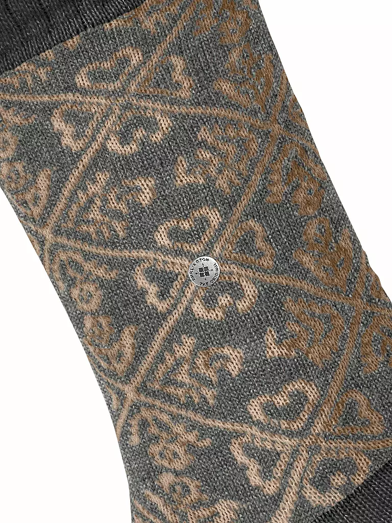 BURLINGTON | Damen Socken COTTAGE KNIT 36-41 carbon melange | grau