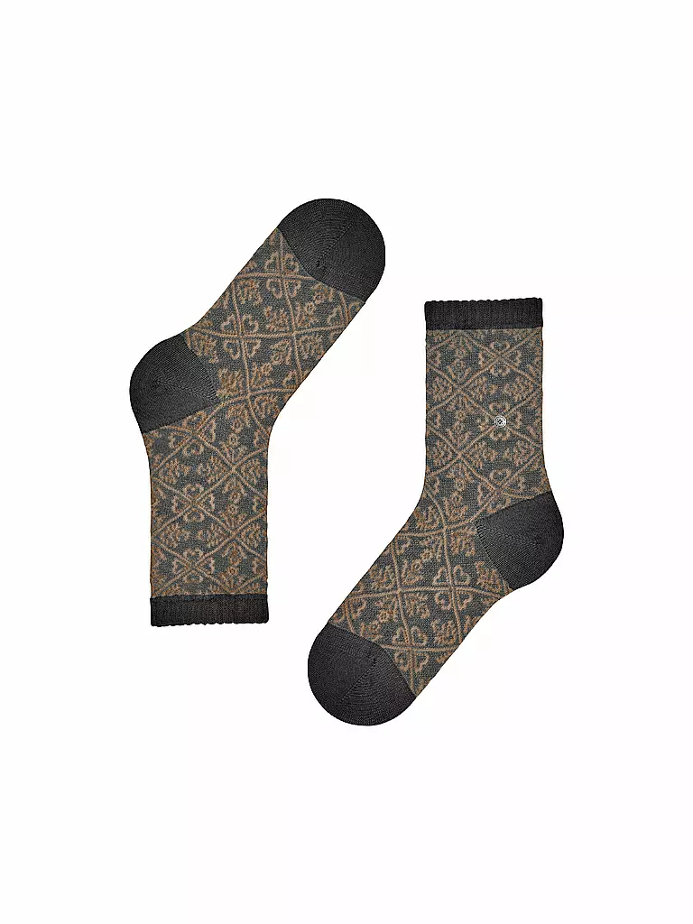 BURLINGTON | Damen Socken COTTAGE KNIT 36-41 carbon melange | grau