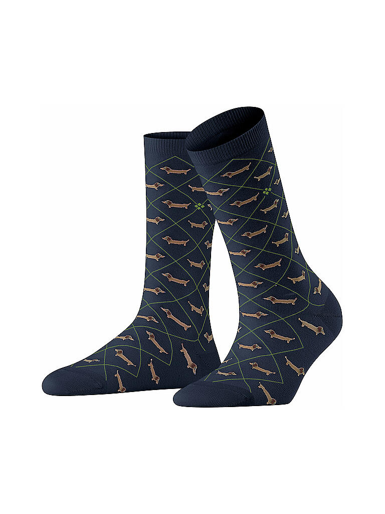 BURLINGTON | Damen Socken DACHSHUND 36-41 marine | blau