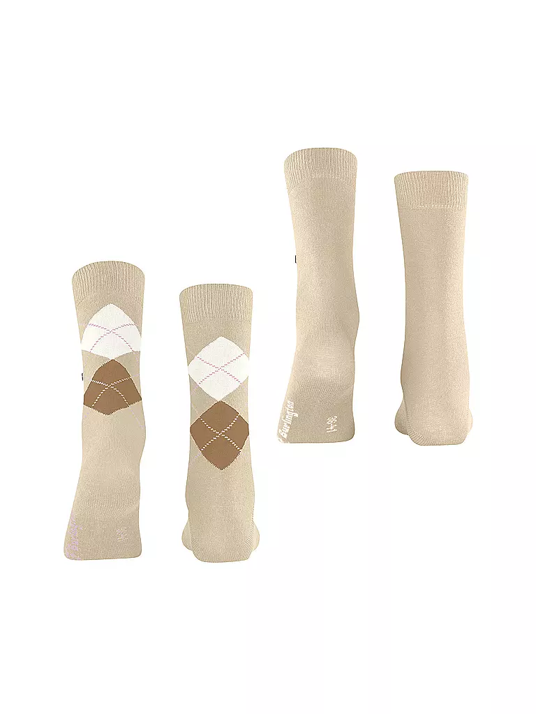 BURLINGTON | Damen Socken EVERYDAY 2-er Pkg 36-41 cream | beige