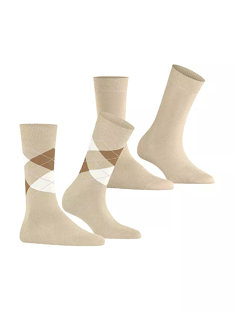 BURLINGTON | Damen Socken EVERYDAY 2-er Pkg 36-41 cream | beige