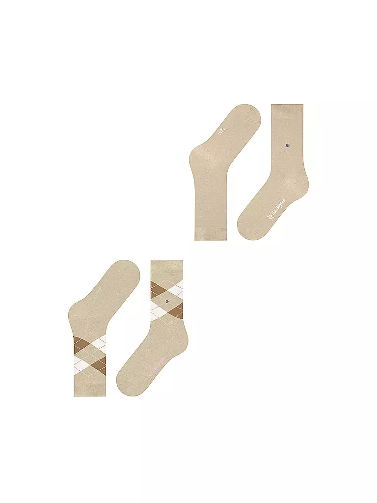 BURLINGTON | Damen Socken EVERYDAY 2-er Pkg 36-41 cream | beige