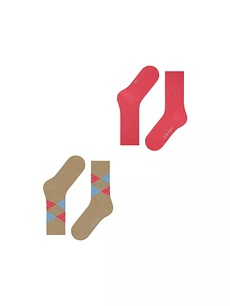BURLINGTON | Damen Socken EVERYDAY 2-er Pkg 36-41 sesame | blau