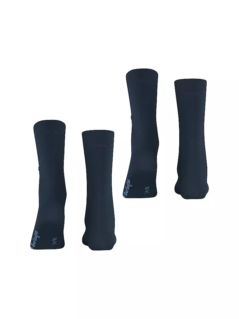BURLINGTON | Damen Socken EVERYDAY 2-er Pkg. 36-41 marine | schwarz