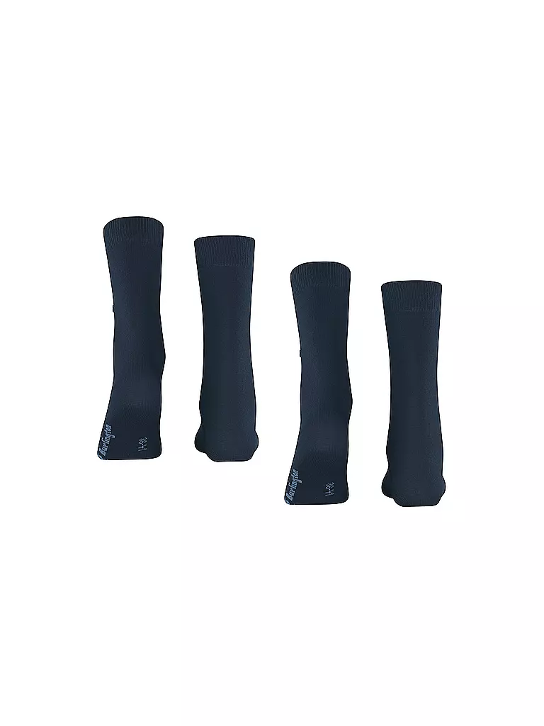 BURLINGTON | Damen Socken EVERYDAY 2-er Pkg. 36-41 marine | schwarz