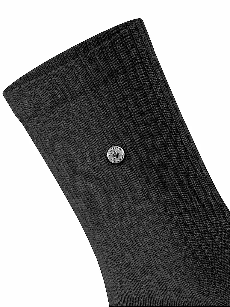 BURLINGTON | Damen Socken FLEET STREET 36-41 black | hellgrau