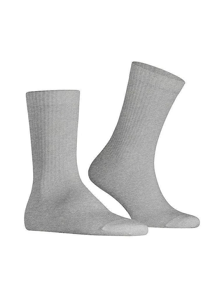BURLINGTON | Damen Socken FLEET STREET 36-41 lt.heather | schwarz