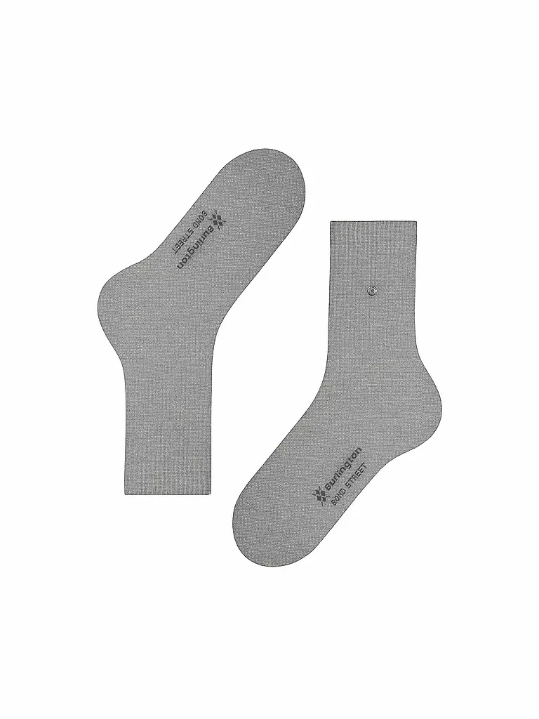 BURLINGTON | Damen Socken FLEET STREET 36-41 lt.heather | schwarz