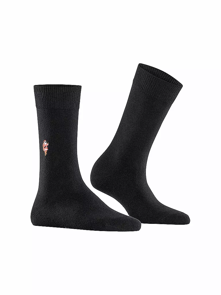 BURLINGTON | Damen Socken Geschenkebox 2er Pkg 36-41 EVERYDAY X-MAS BOX sortiment | schwarz