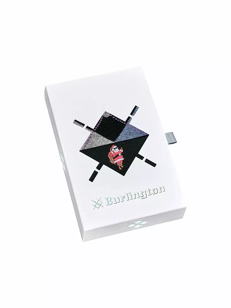 BURLINGTON | Damen Socken Geschenkebox 2er Pkg 36-41 EVERYDAY X-MAS BOX sortiment | schwarz