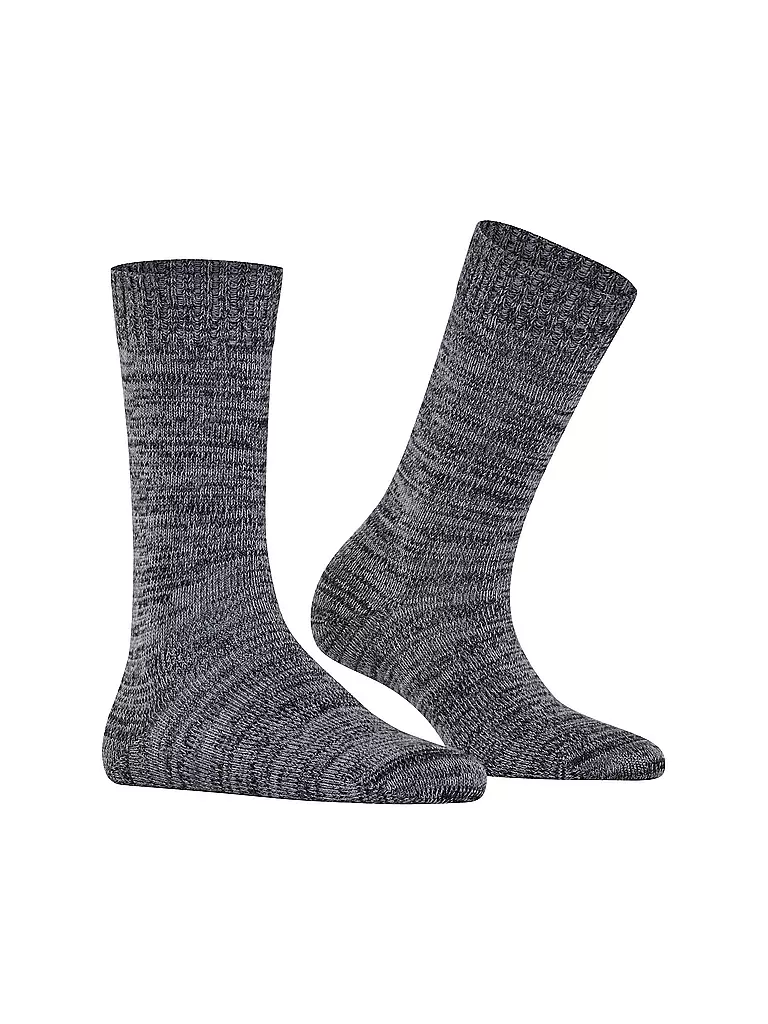 BURLINGTON | Damen Socken KNITTINGHAM 36-41 black | dunkelrot