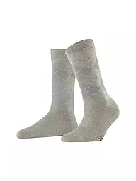 BURLINGTON | Damen Socken LUREX MARYLEBONE 36-41 light grey | hellgrau