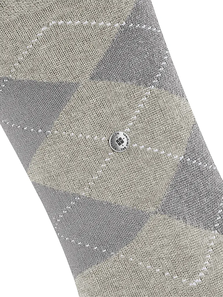 BURLINGTON | Damen Socken LUREX MARYLEBONE 36-41 light grey | 