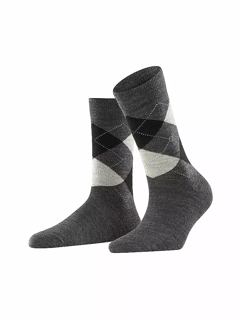 BURLINGTON | Damen Socken MARYLEBONE 36-41 anthra.mel | grau