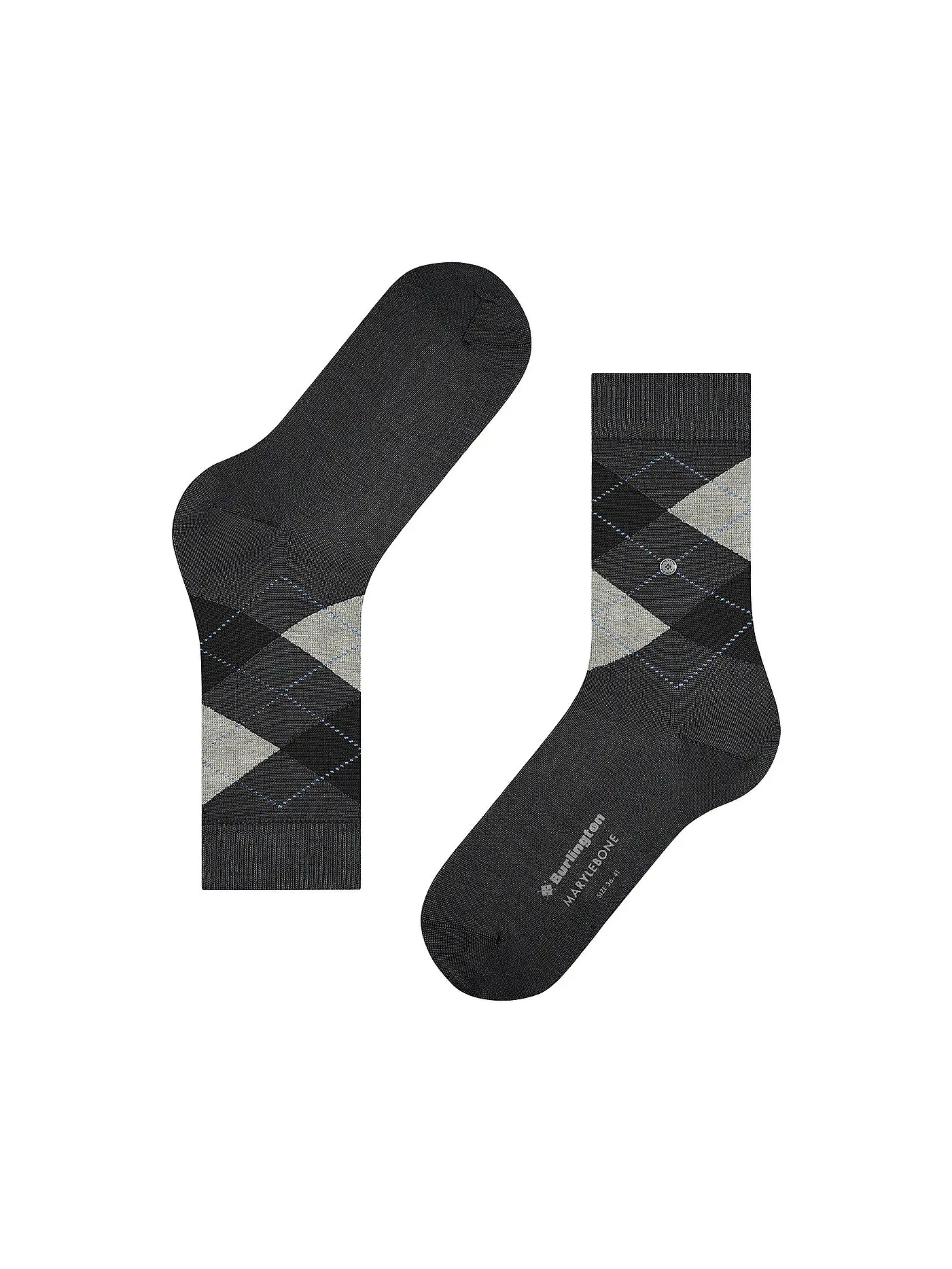 BURLINGTON | Damen Socken MARYLEBONE 36-41 asphalt mel | grau