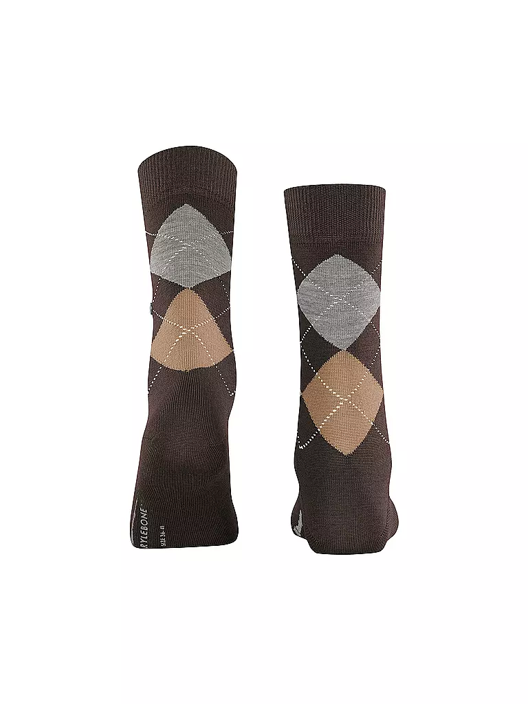 BURLINGTON | Damen Socken MARYLEBONE 36-41 dark brown | braun