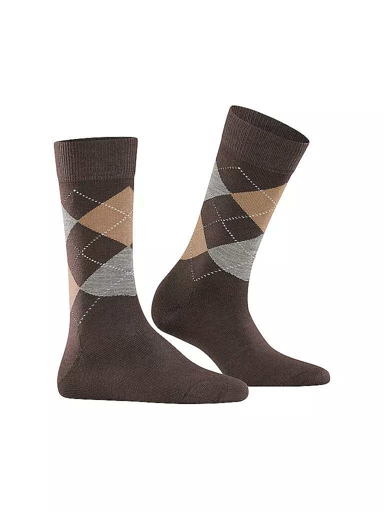 BURLINGTON | Damen Socken MARYLEBONE 36-41 dark brown | braun