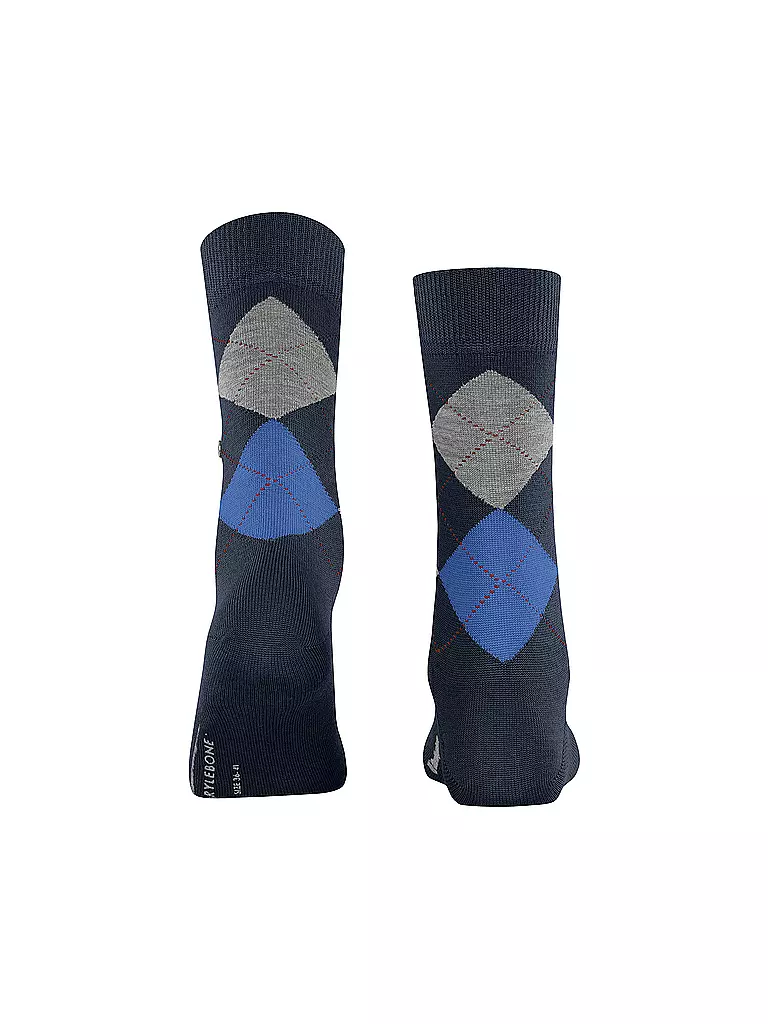 BURLINGTON | Damen Socken MARYLEBONE 36-41 marine | grau