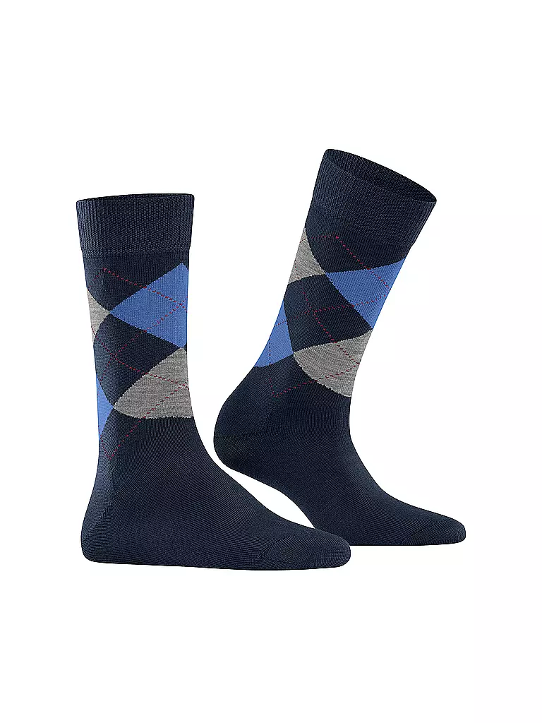 BURLINGTON | Damen Socken MARYLEBONE 36-41 marine | grau