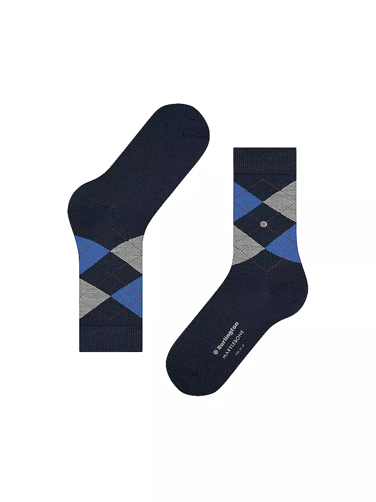 BURLINGTON | Damen Socken MARYLEBONE 36-41 marine | grau