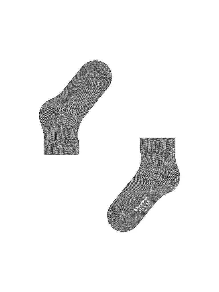 BURLINGTON | Damen Socken PLYMOUTH 36-41 dark grey | grau