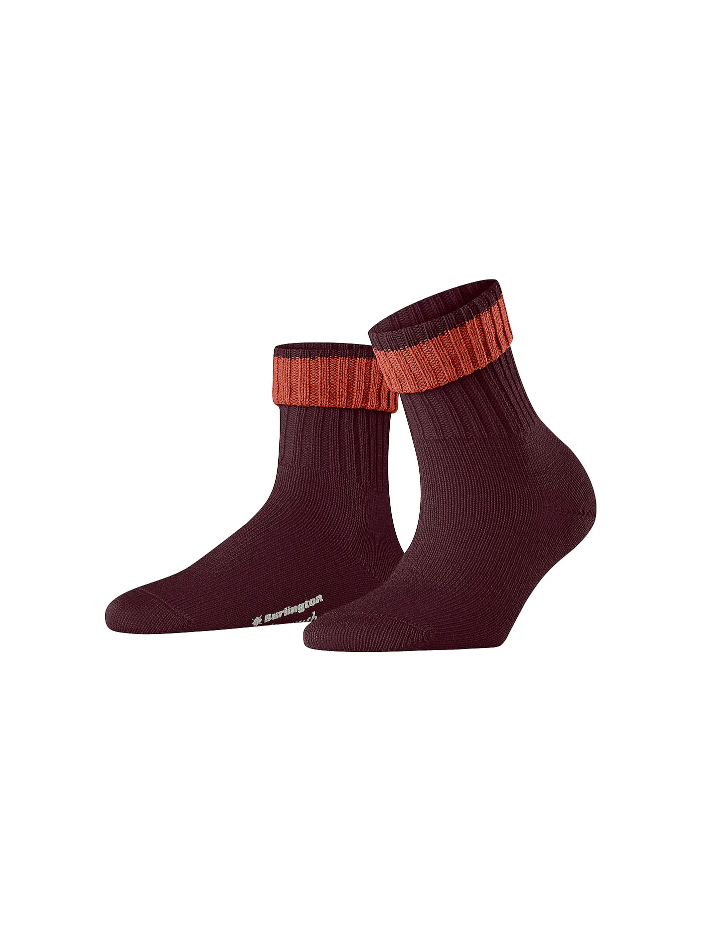 BURLINGTON | Damen Socken PLYMOUTH 36-41 sun | dunkelrot