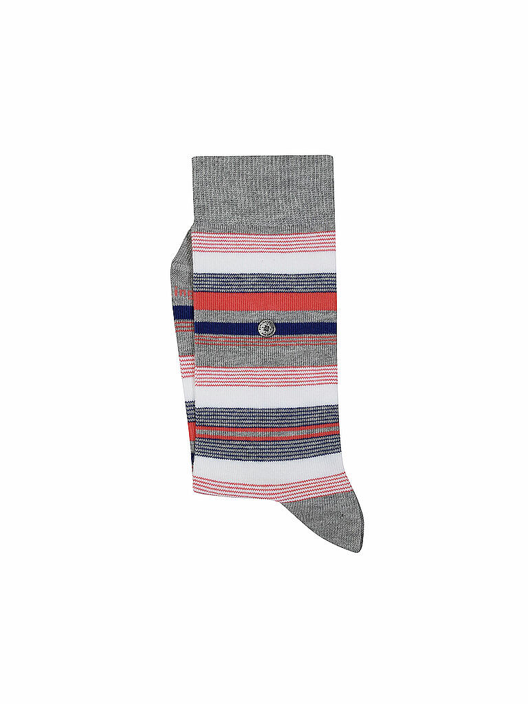 BURLINGTON | Damen Socken STRIPE 36-41 light grey | grau